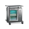 Getränke- und Weinkühlschrank, mit Siemens Kühlsystem vinoThek inkl. Gläserfach, LxBxH 1040x730x1180 mm