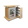 Getränke- und Weinkühlschrank, mit Siemens Kühlsystem vinoThek inkl. Gläserfach, LxBxH 1040x730x1180 mm
