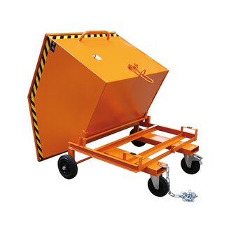 Kastenwagen KW-ET 250 mit Rollen und Einfahrtaschen 0,25 m³, Tragkraft 300 kg