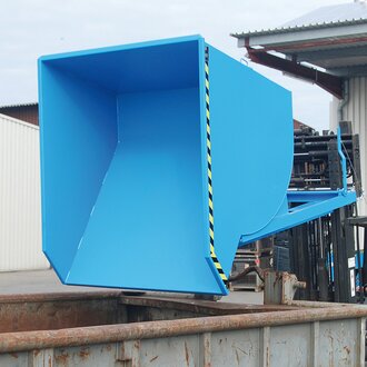 Kippbehälter BKM 150 mit Abrollsystem 1,50 m³, Tragkraft 3000 kg