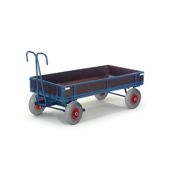 Handpritschenwagen mit Holzbordwänden,klappbar, Luft oder TPE-Bereifung
